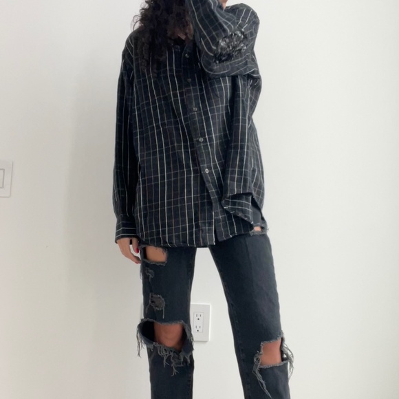 One of a Kind Flannel with Open Back - Picture 7 of 7